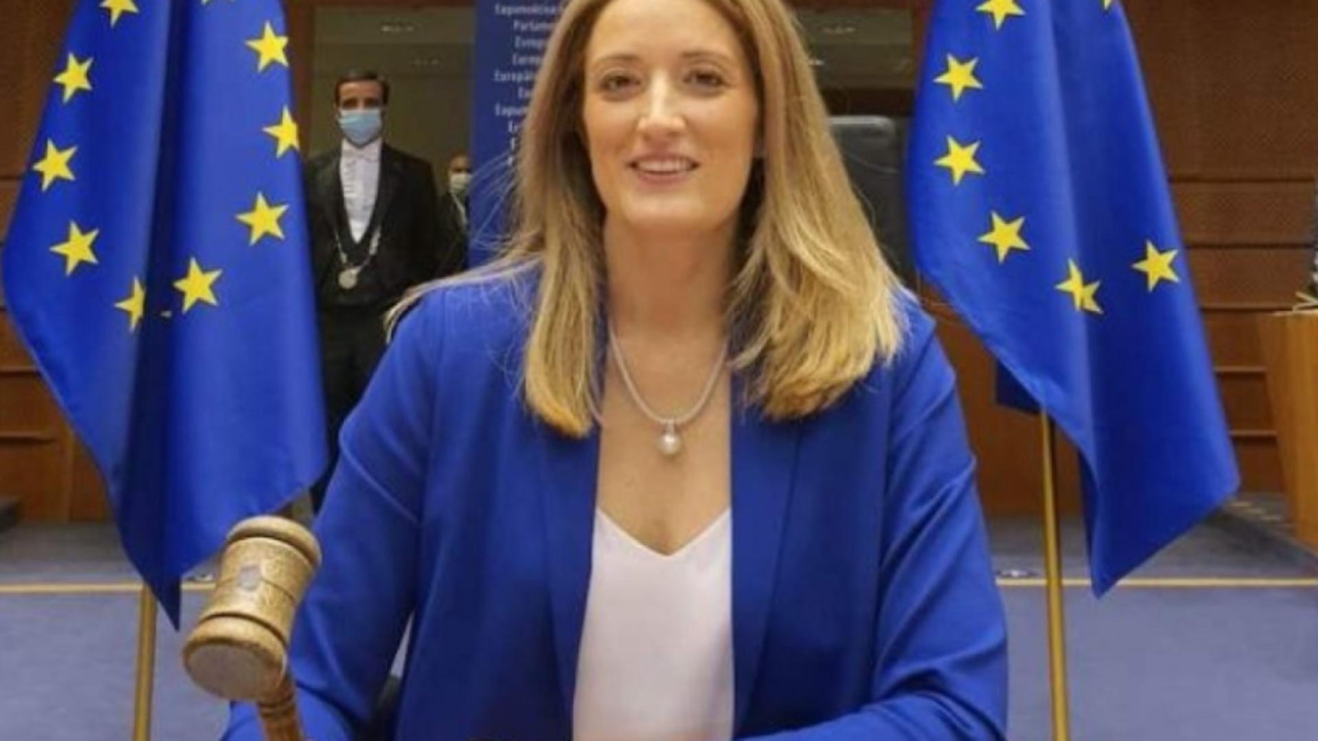 Președintele Parlamentului European, Roberta Metsola (Profimedia)