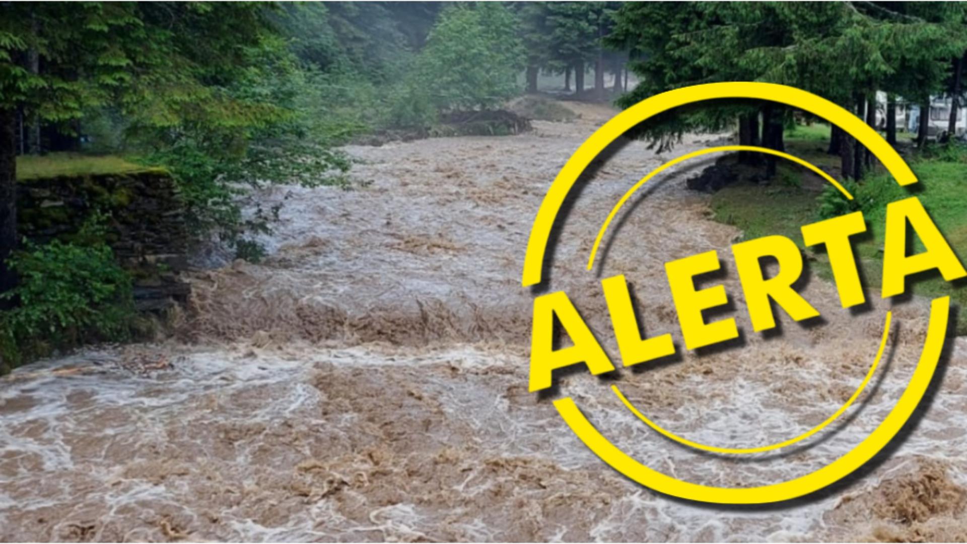 Alertă hidrologică în Moldova și Transilvania! 