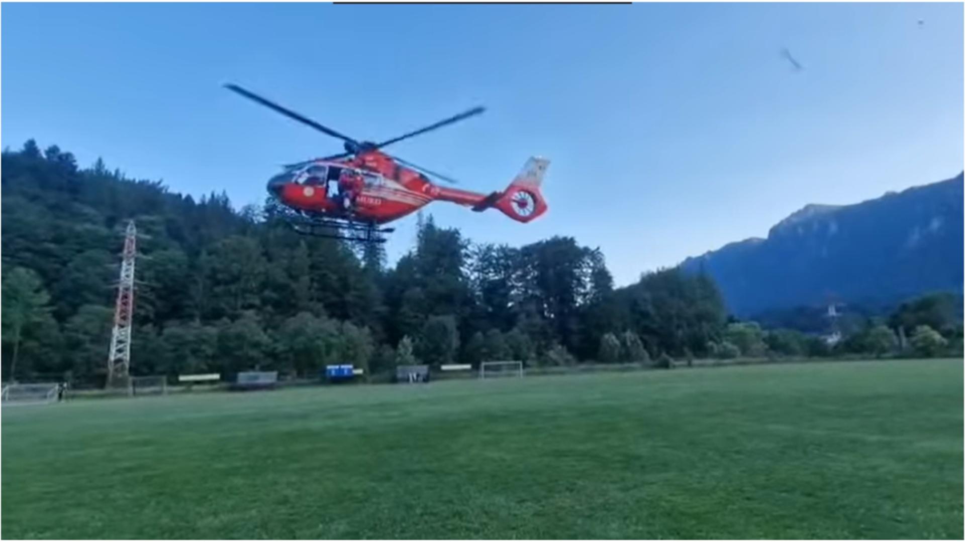Turistă accidentată în Munții Bucegi