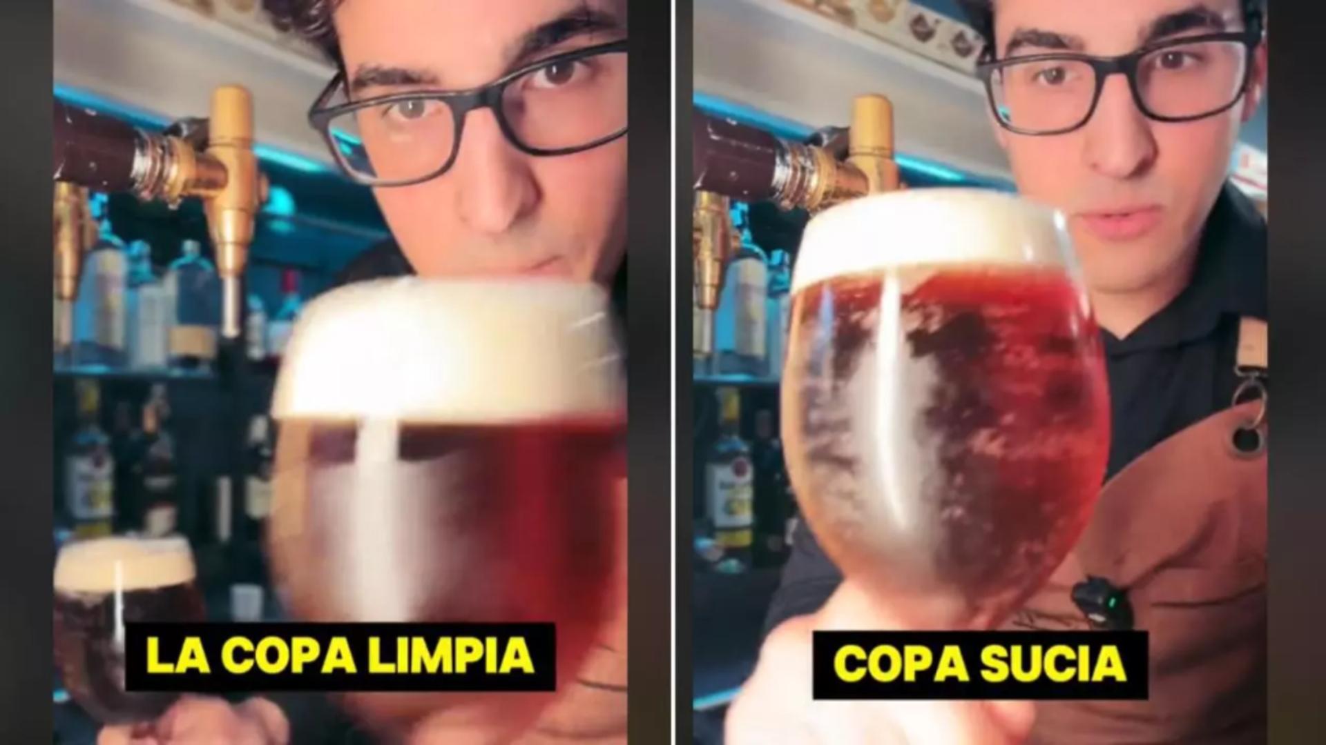 ”Nu bea berea la bar dacă vezi asta”. 